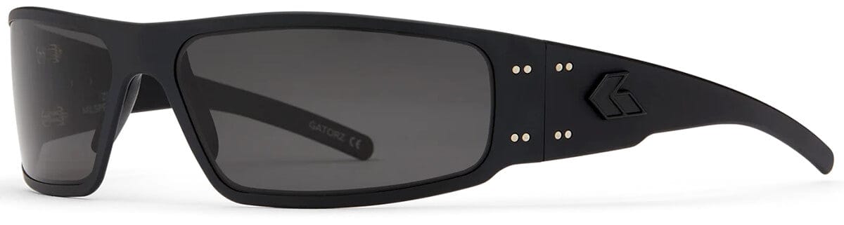 Gatorz Magnum Ballistic Safety Glasses with Black Cerakote Frame and Smoke Anti-Fog Lens
