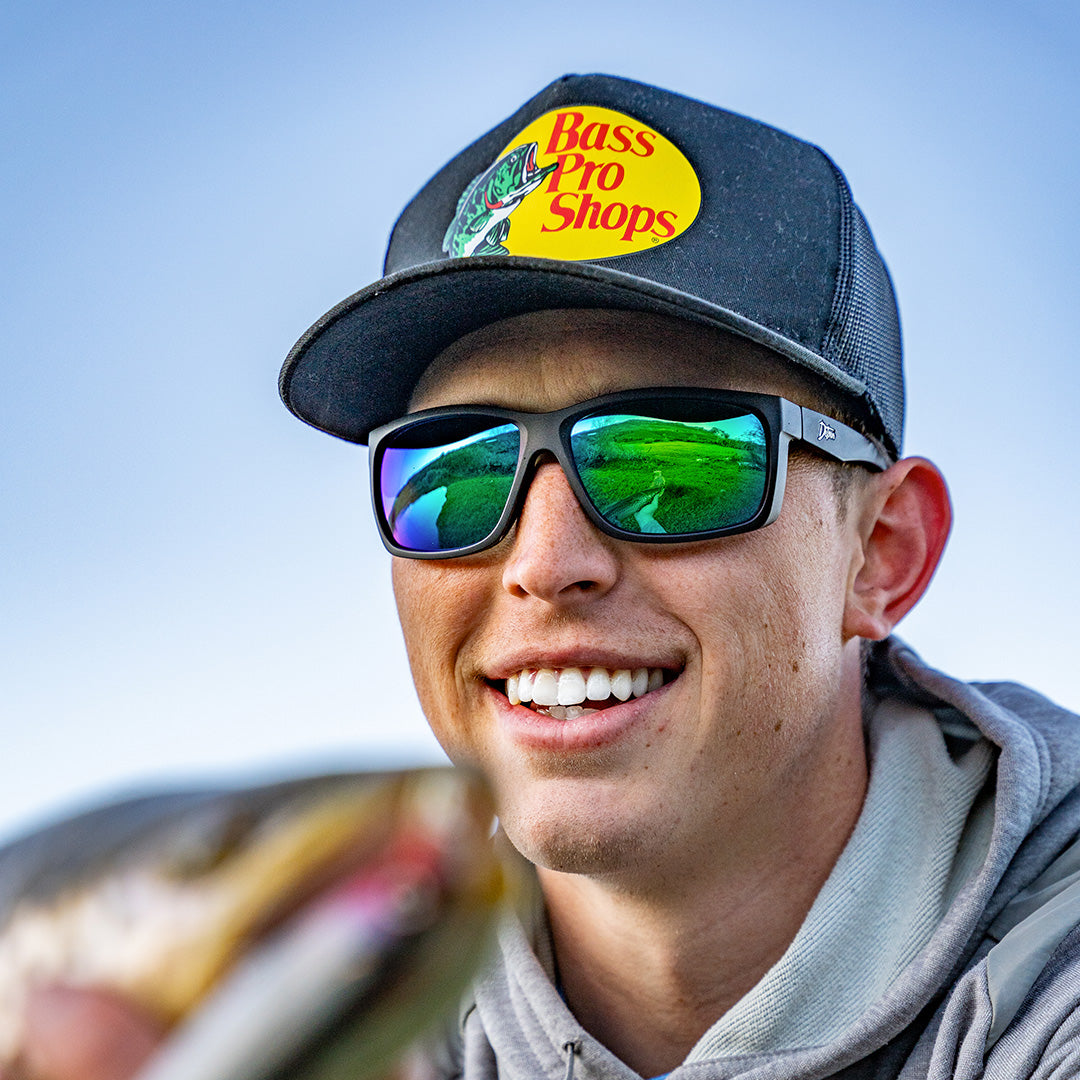 Detour Breach Z87+ Safety Glasses Polarized Green Machine Lenses