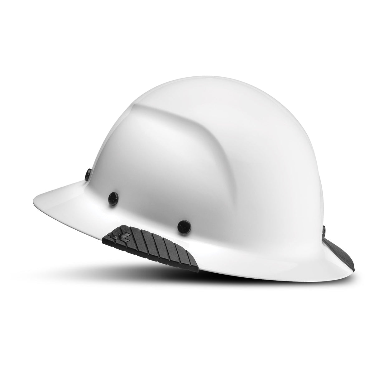 Lift Safety DAX Carbon Fiber White Full Brim Hardhat