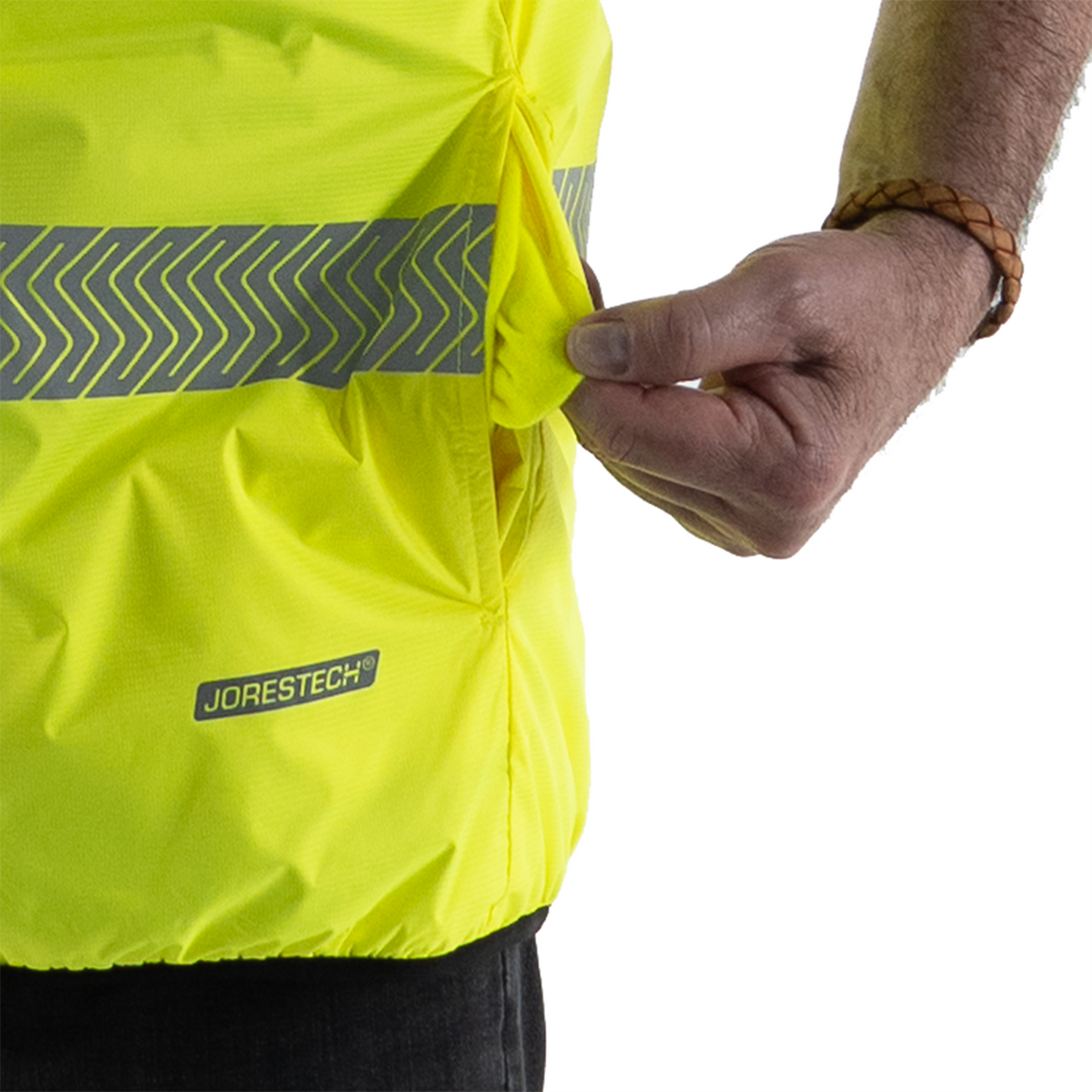 Jorestech Hi-Vis Reversible Insulated Safety Vest with Reflective Thermal Transfer Strips