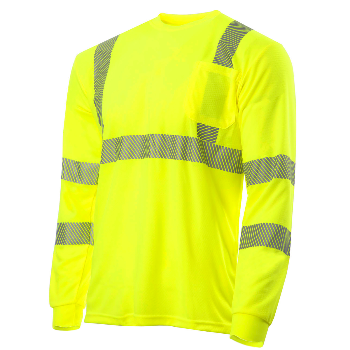 Jorestech Hi-Vis Heat Transfer Reflective Safety Long Sleeve Shirt