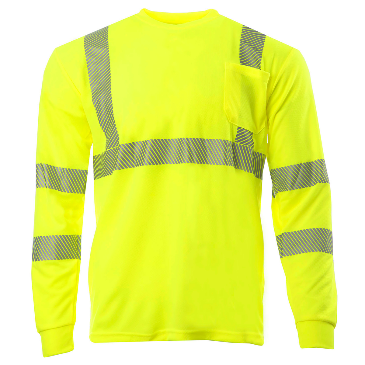 Jorestech Hi-Vis Heat Transfer Reflective Safety Long Sleeve Shirt