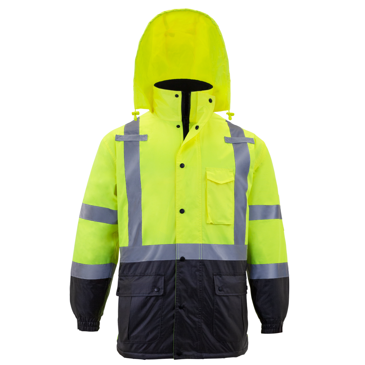 Jorestech Hi-Vis Parka Safety Jacket with Reflective Stripes