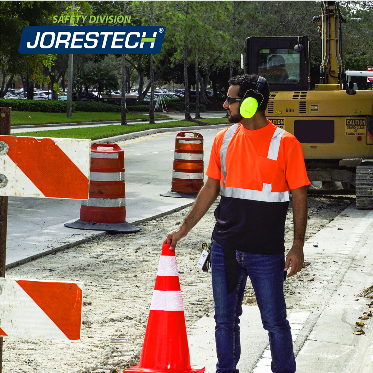 Jorestech Hi-Vis Reflective Dirt-Concealing Safety Shirt