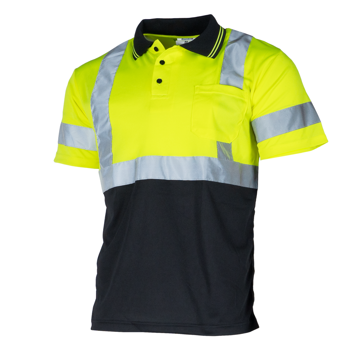 Jorestech Hi-Vis Reflective Dirt-Concealing Class 3 Safety Polo Shirt