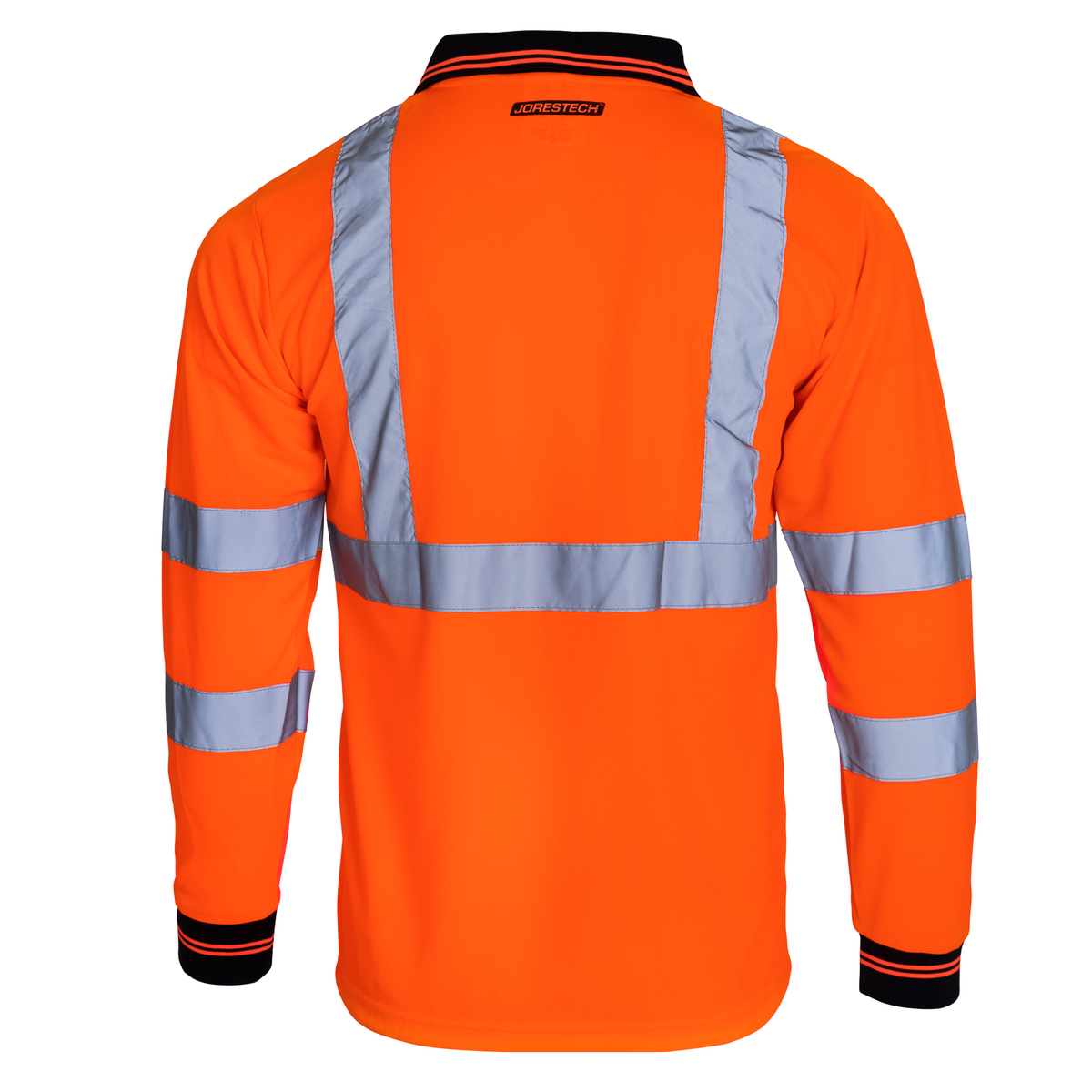 Jorestech High-Vis Reflective Safety Long Sleeve Polo Shirt