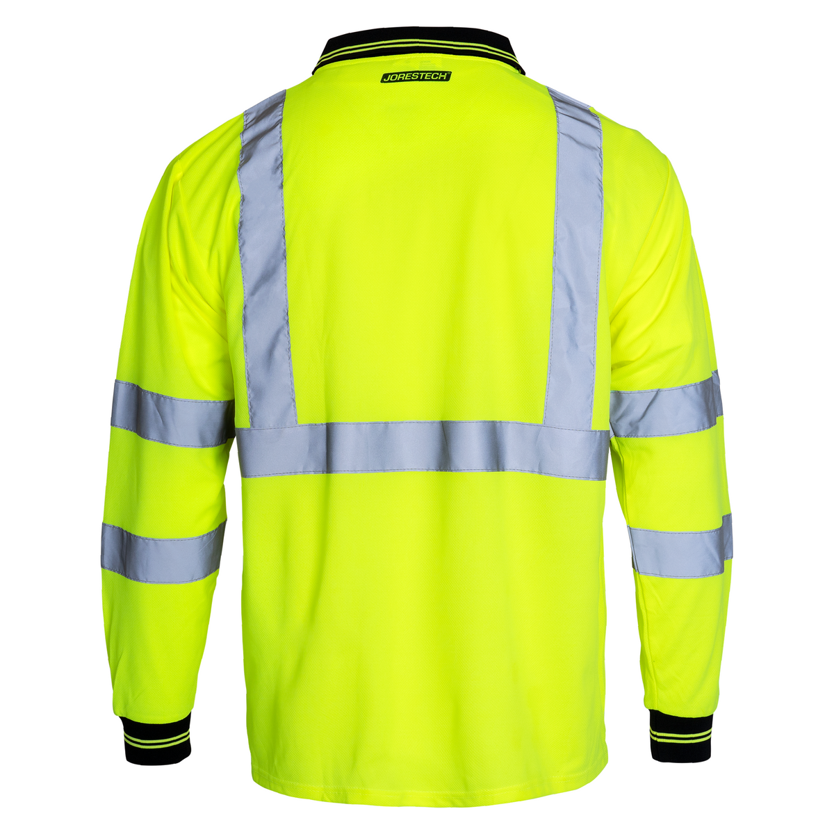 Jorestech High-Vis Reflective Safety Long Sleeve Polo Shirt