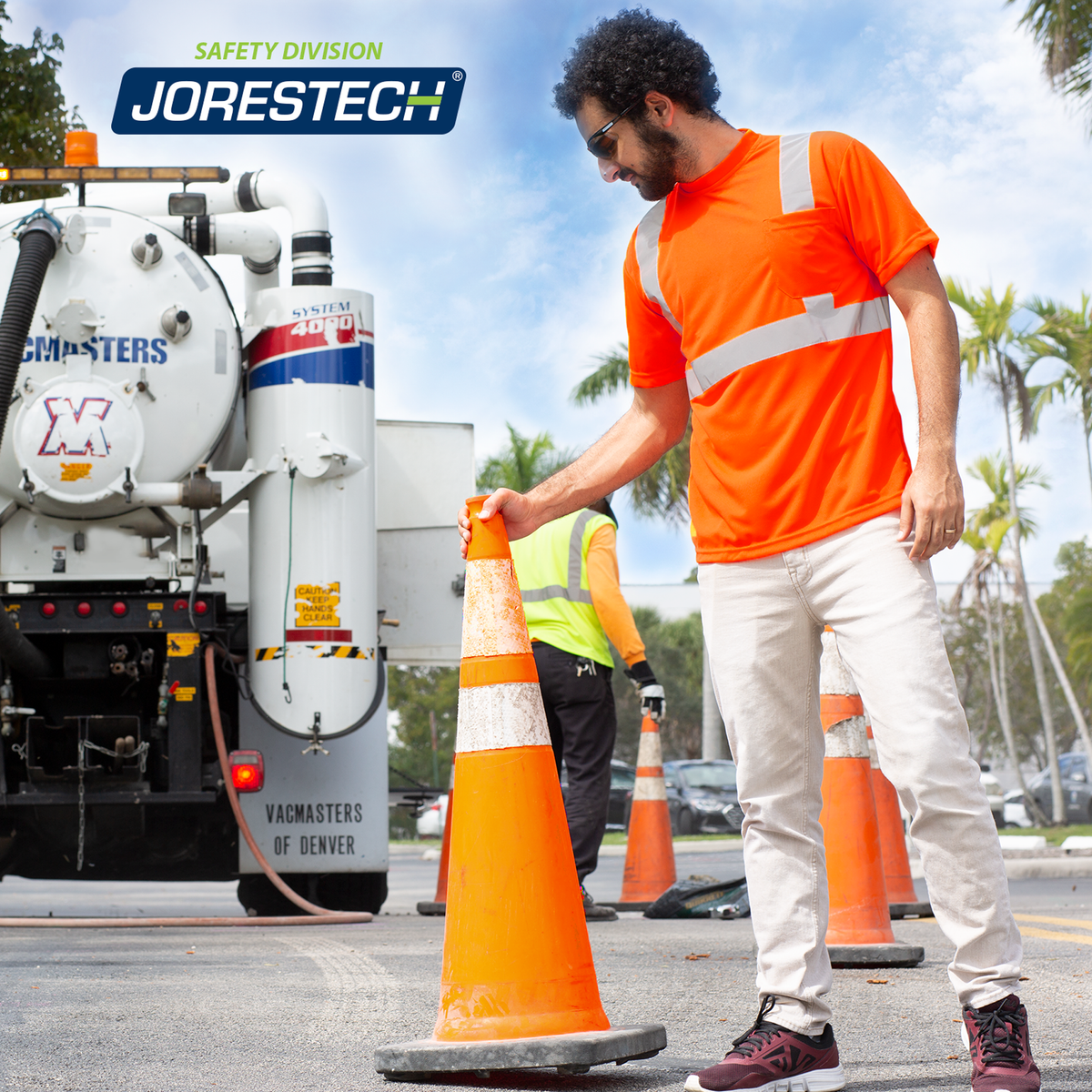 Jorestech Hi-Vis Class 2 High-Visibility Pocket Shirt