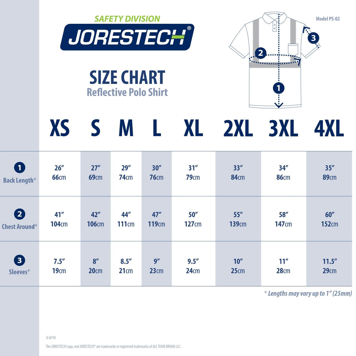 Jorestech Hi-Vis Reflective Safety Polo Shirt