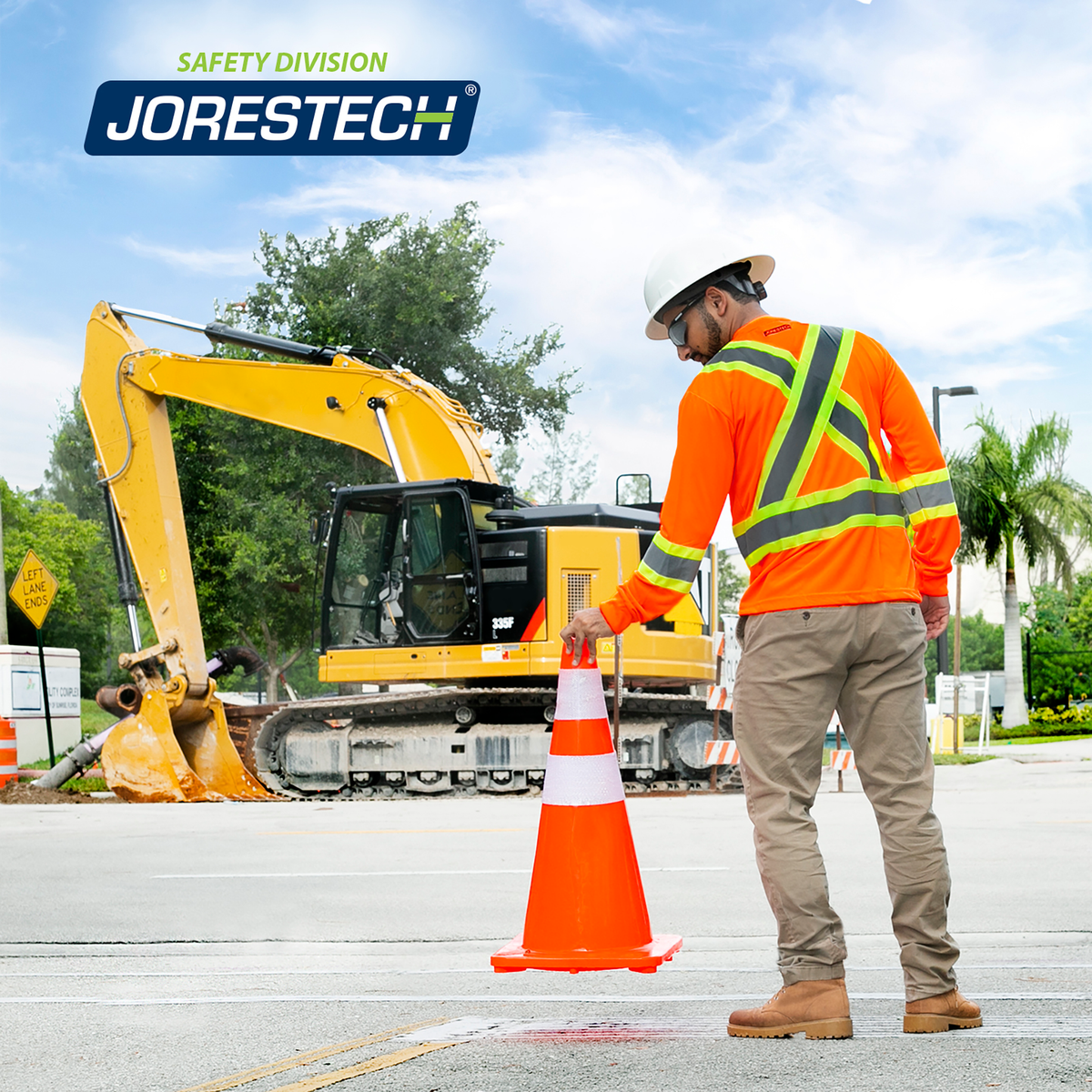 Jorestech Hi-Vis Two-Tone Reflective Long Sleeve Shirt