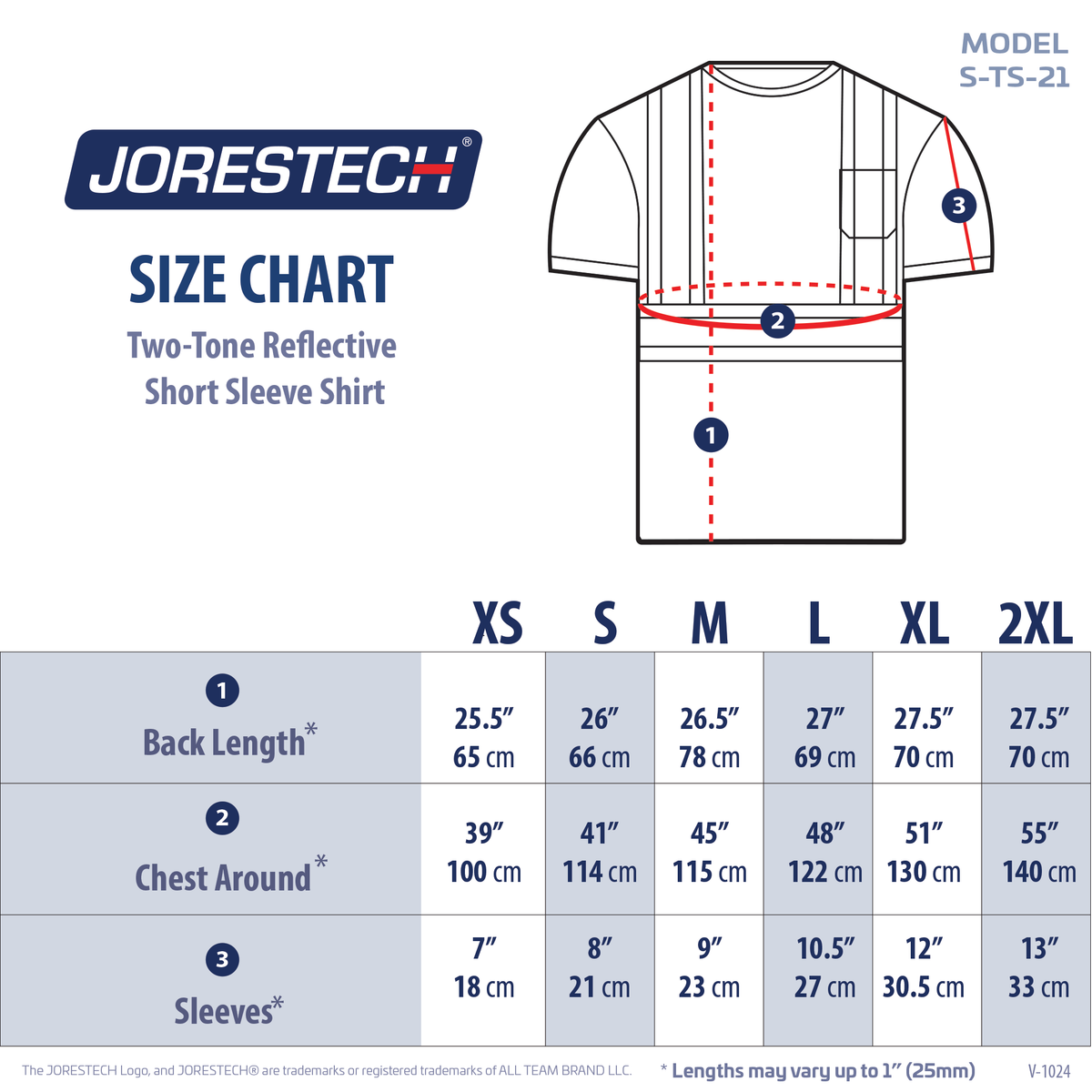 Jorestech Hi-Vis Reflective Two-Tone Safety Shirt with Pink Strips