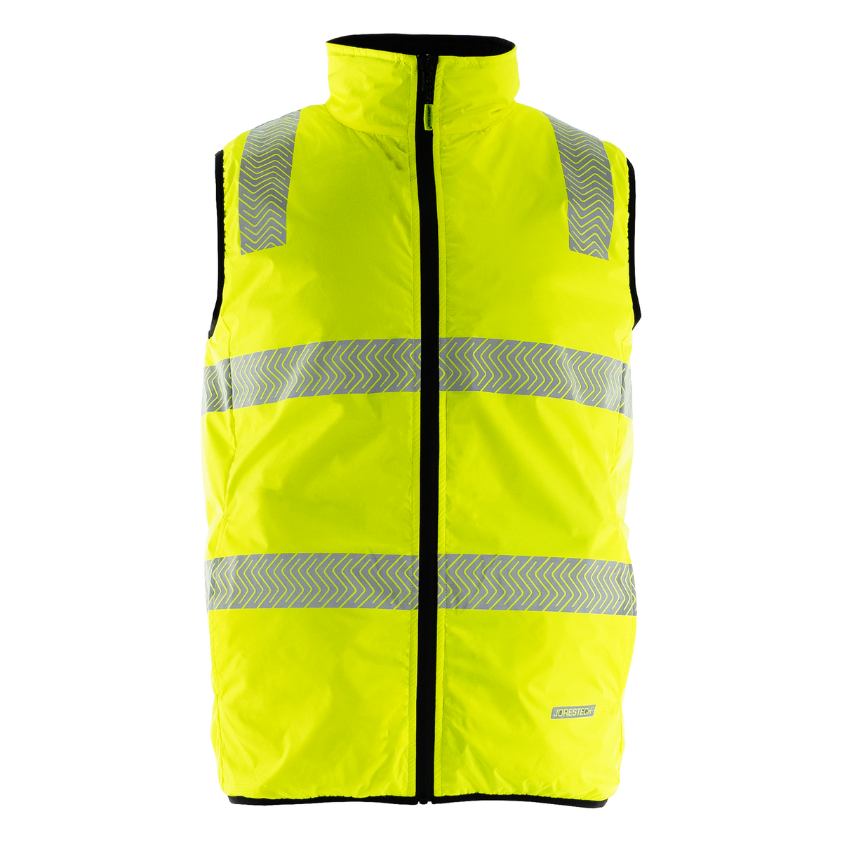 Jorestech Hi-Vis Reversible Insulated Safety Vest with Reflective Thermal Transfer Strips