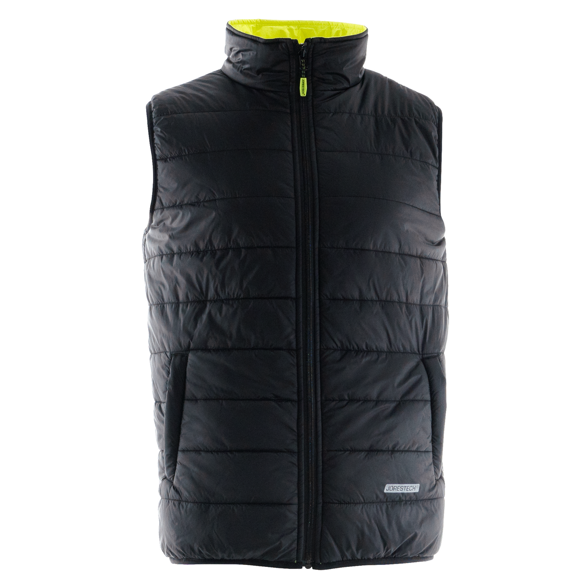 Jorestech Hi-Vis Reversible Insulated Safety Vest with Reflective Thermal Transfer Strips