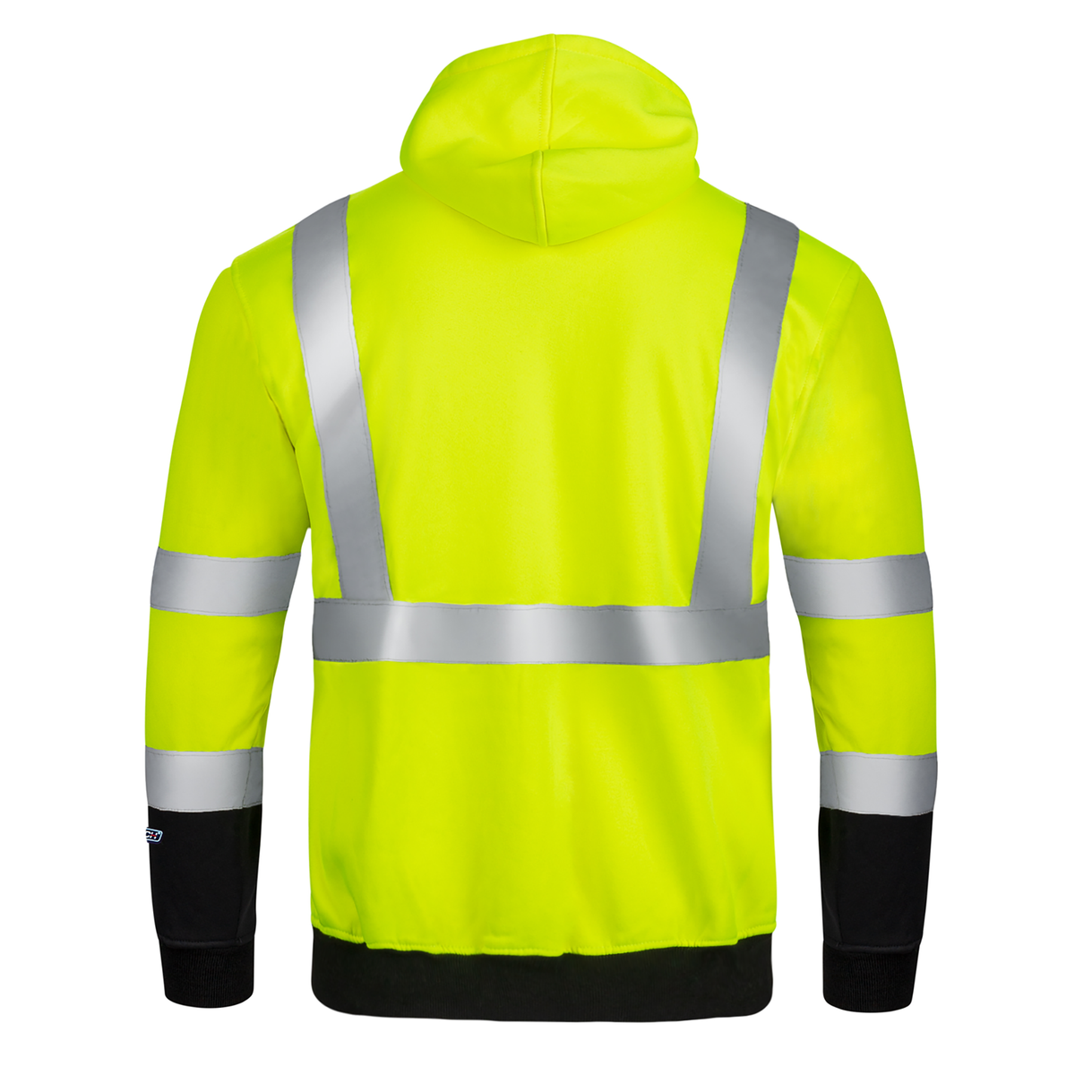 Jorestech Hi-Vis Safety Hooded Sweatshirt with Reflective Stripes