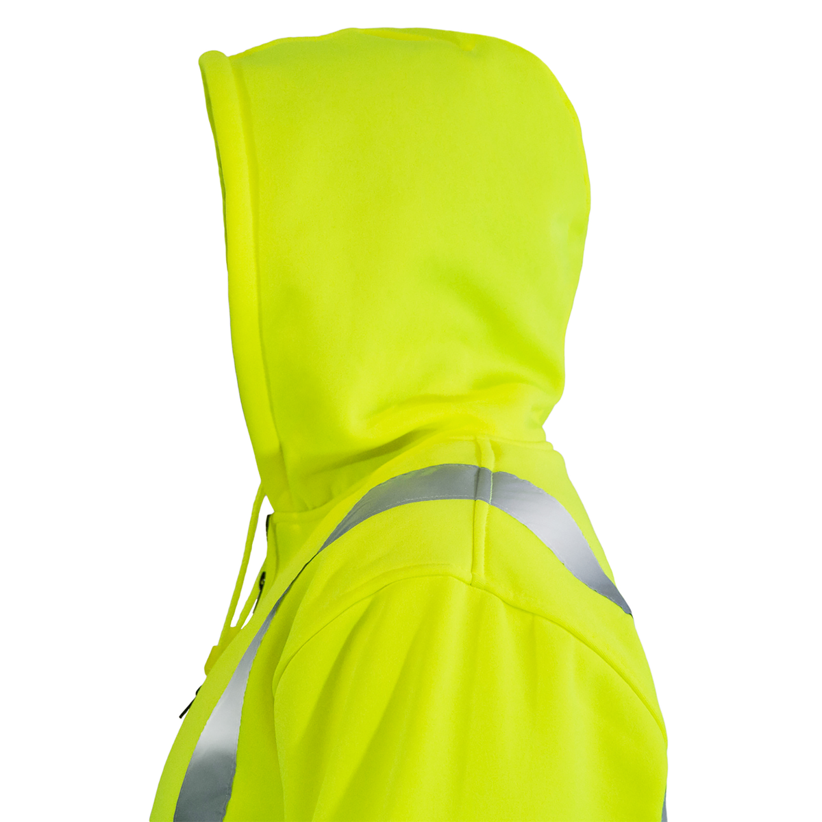 Jorestech Hi-Vis Safety Hooded Sweatshirt with Reflective Stripes