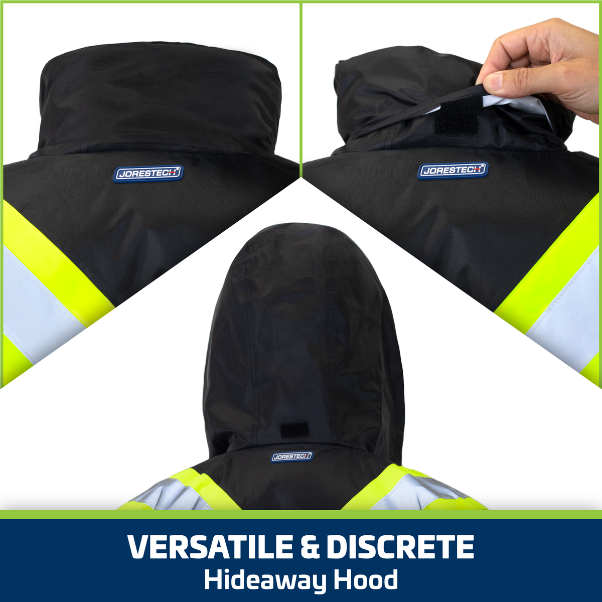Jorestech Hi-Vis Two-Tone Safety Jacket with Reflective Stripes