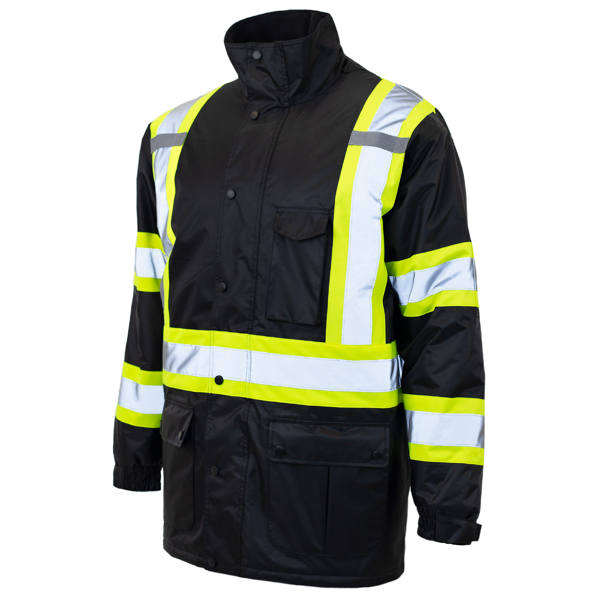 Jorestech Hi-Vis Two-Tone Safety Jacket with Reflective Stripes