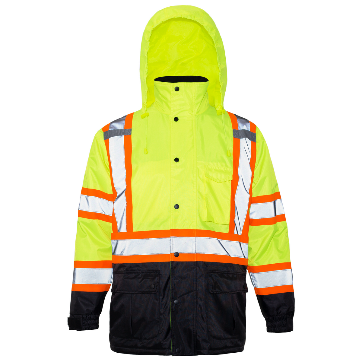 Jorestech Hi-Vis Two-Tone Safety Jacket with Reflective Stripes