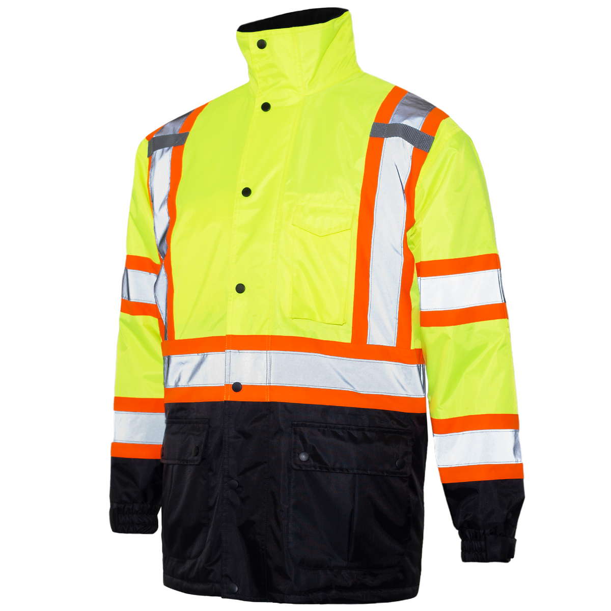 Jorestech Hi-Vis Two-Tone Safety Jacket with Reflective Stripes