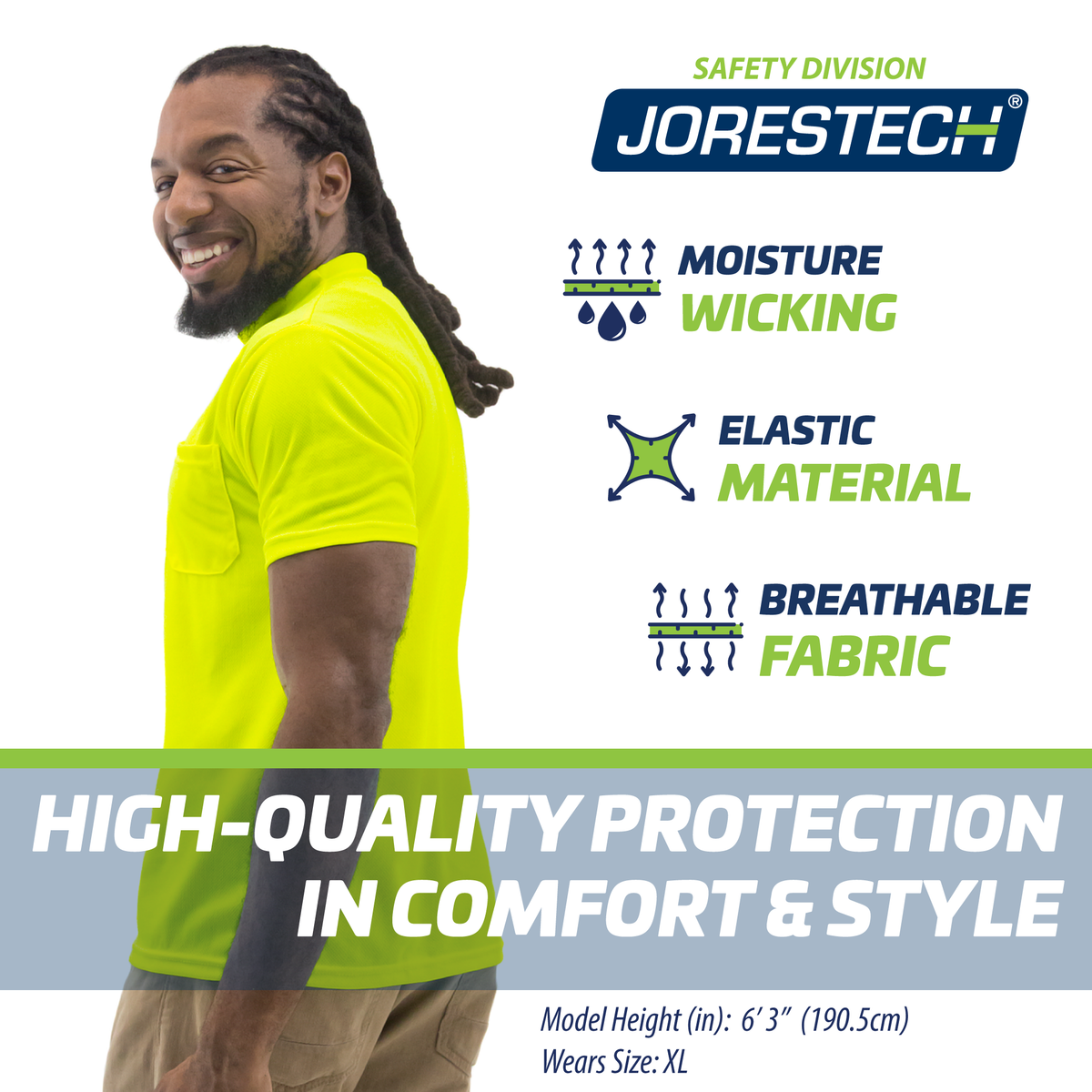 Jorestech Hi-Vis Safety Shirt