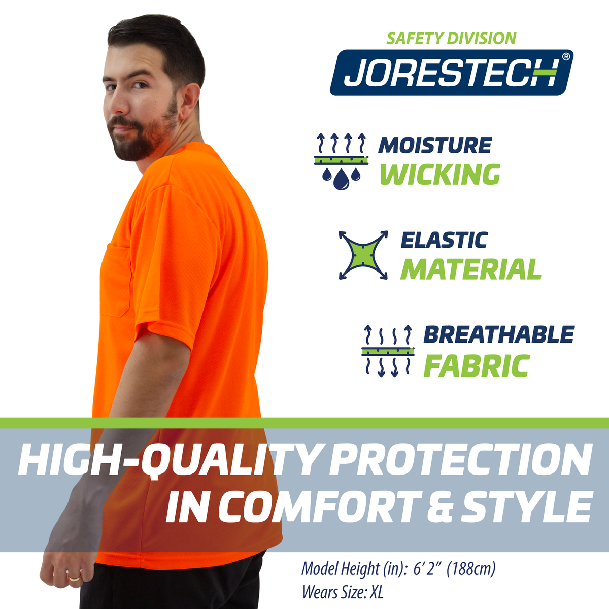 Jorestech Hi-Vis Safety Shirt