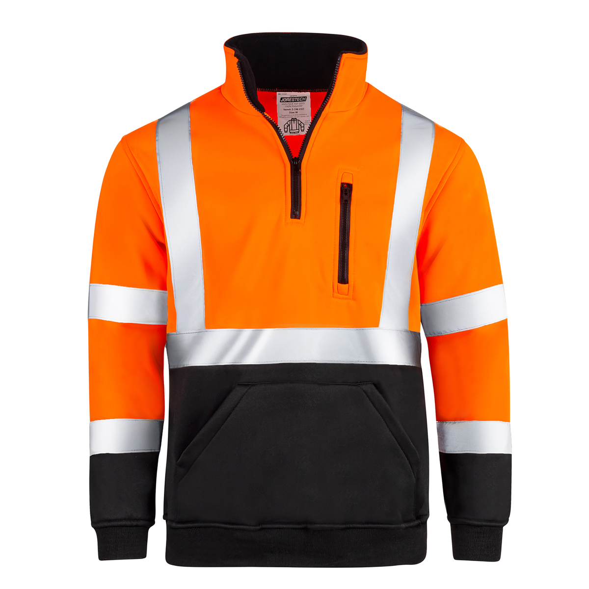 Jorestech Hi-Vis Safety Sweater with Reflective Stripes