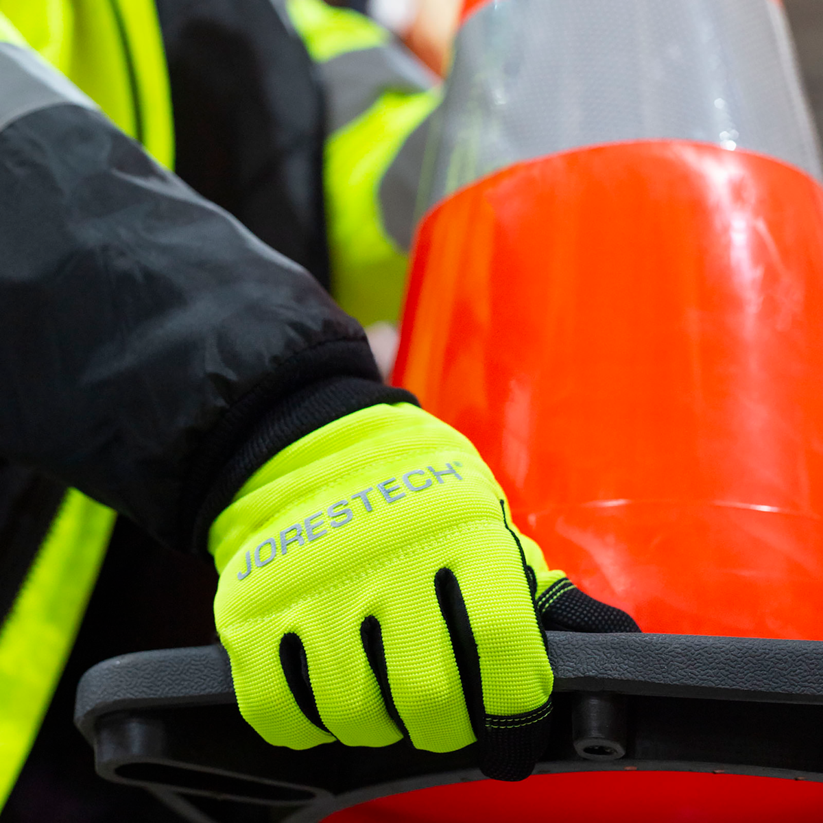 Jorestech Hi-Vis Touchscreen Safety Work Gloves