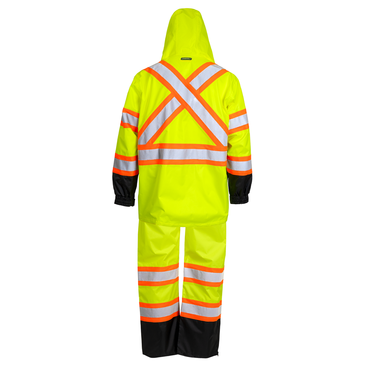 Jorestech Hi-Vis Two Tone Rain Set with X Reflective Strips On Back