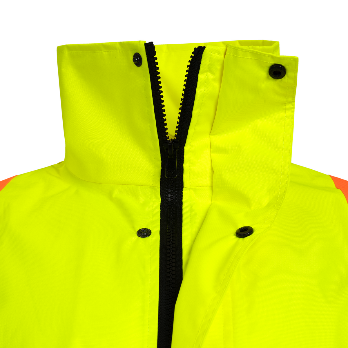 Jorestech Hi-Vis Two-Tone Safety Rain Jacket With X Reflective Stripes