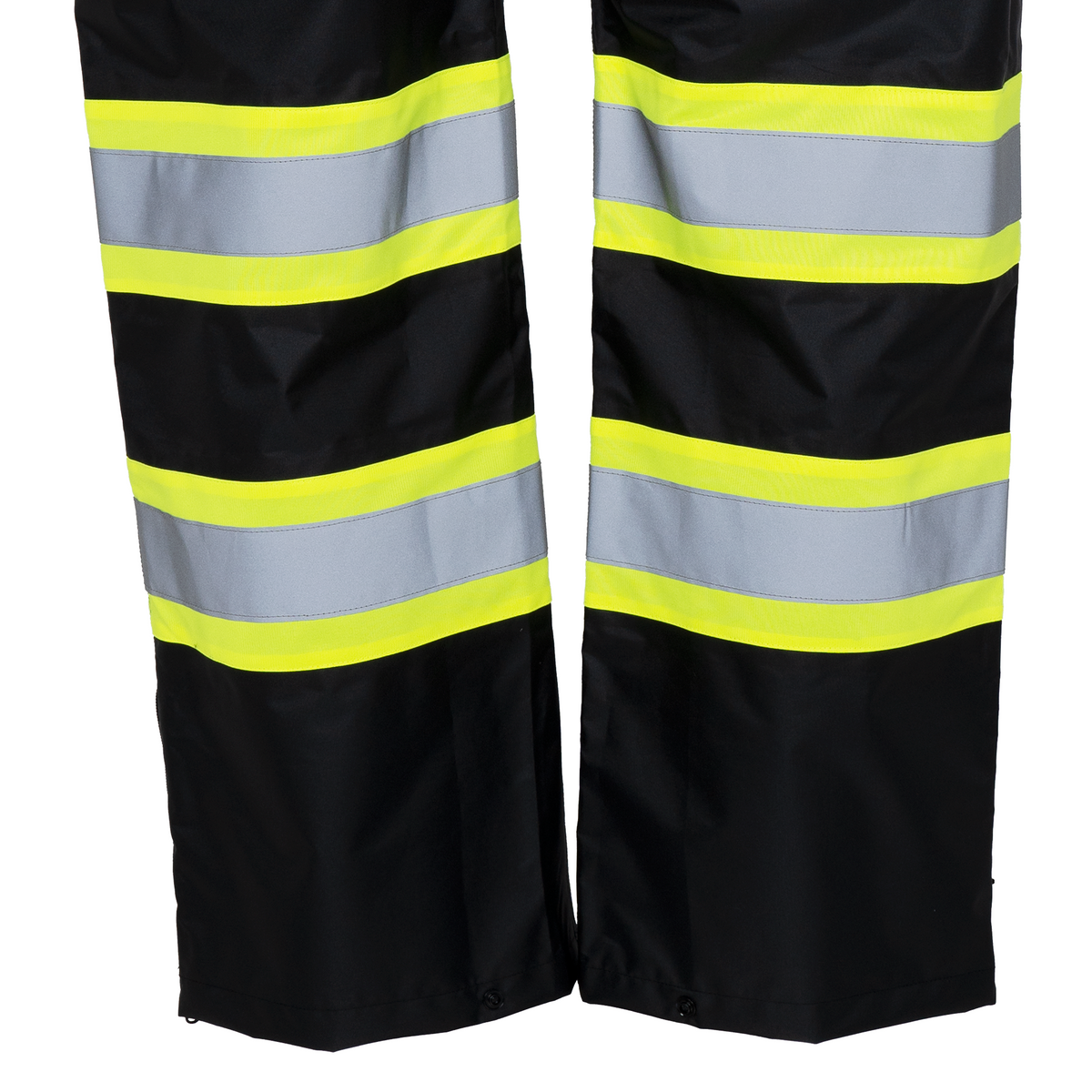 Jorestech Hi-Vis Two-Tone Orange/Black Rain Pants with Reflective Strips