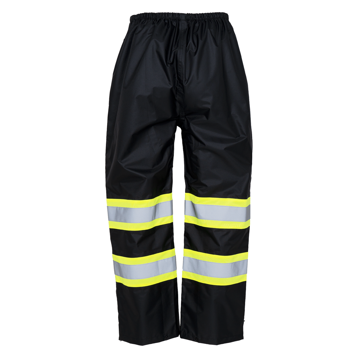 Jorestech Hi-Vis Two-Tone Orange/Black Rain Pants with Reflective Strips