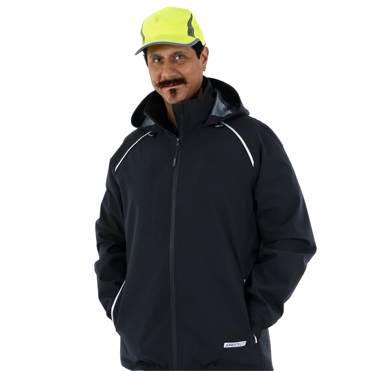 Jorestech Hi-Vis Waterproof Ripstop Jacket with Reflective Heat Transfer Tapes