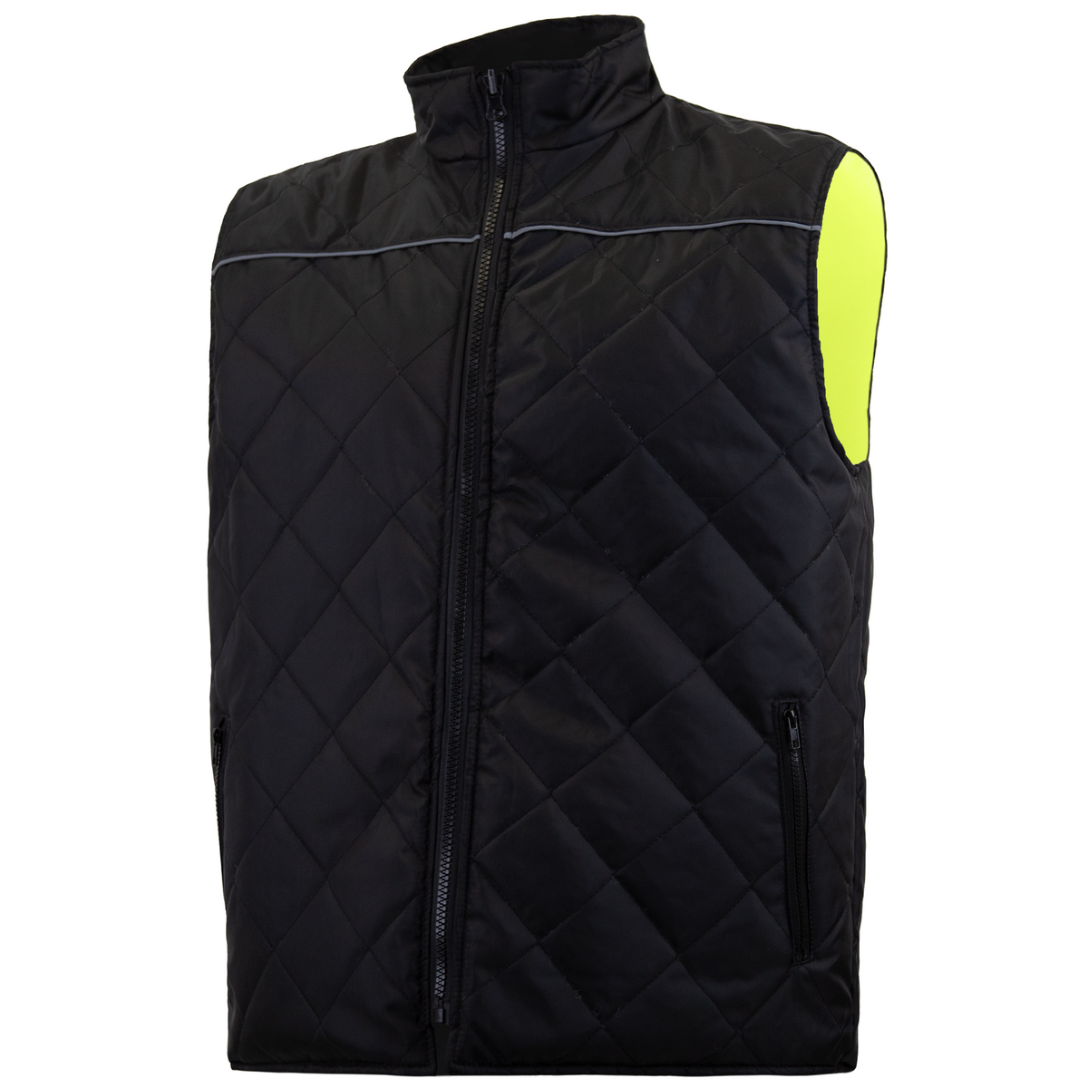 Jorestech Hi-Vis X-Back Reversible Insulated Safety Vest with Reflective Strips