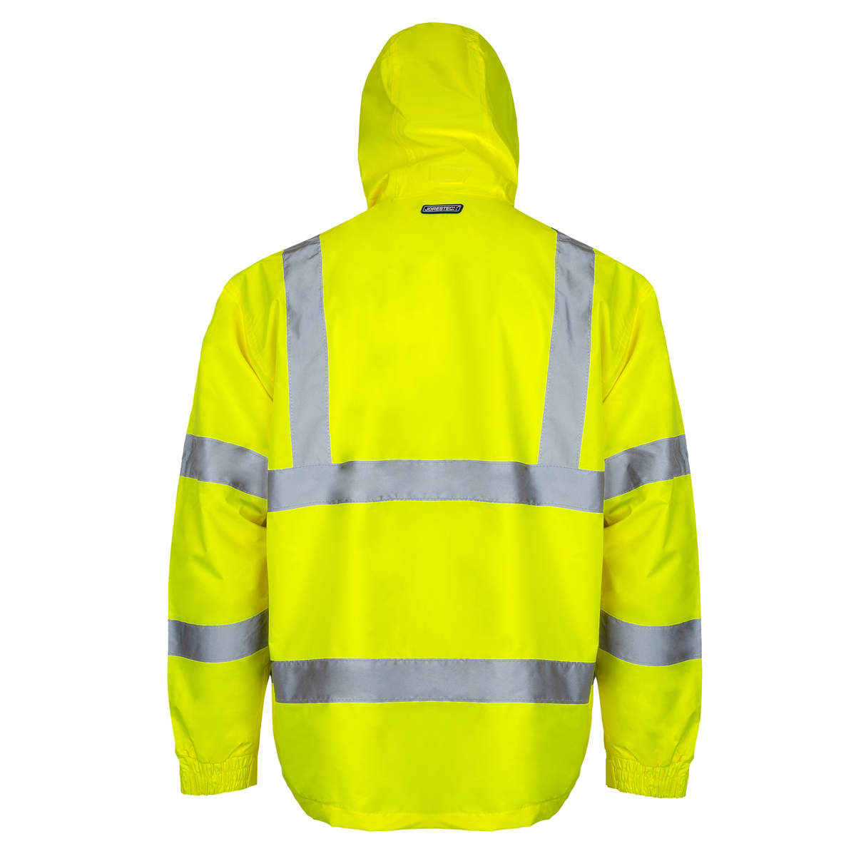 Jorestech Hi-Vis Yellow Rain Jacket with 2" Reflective Strips