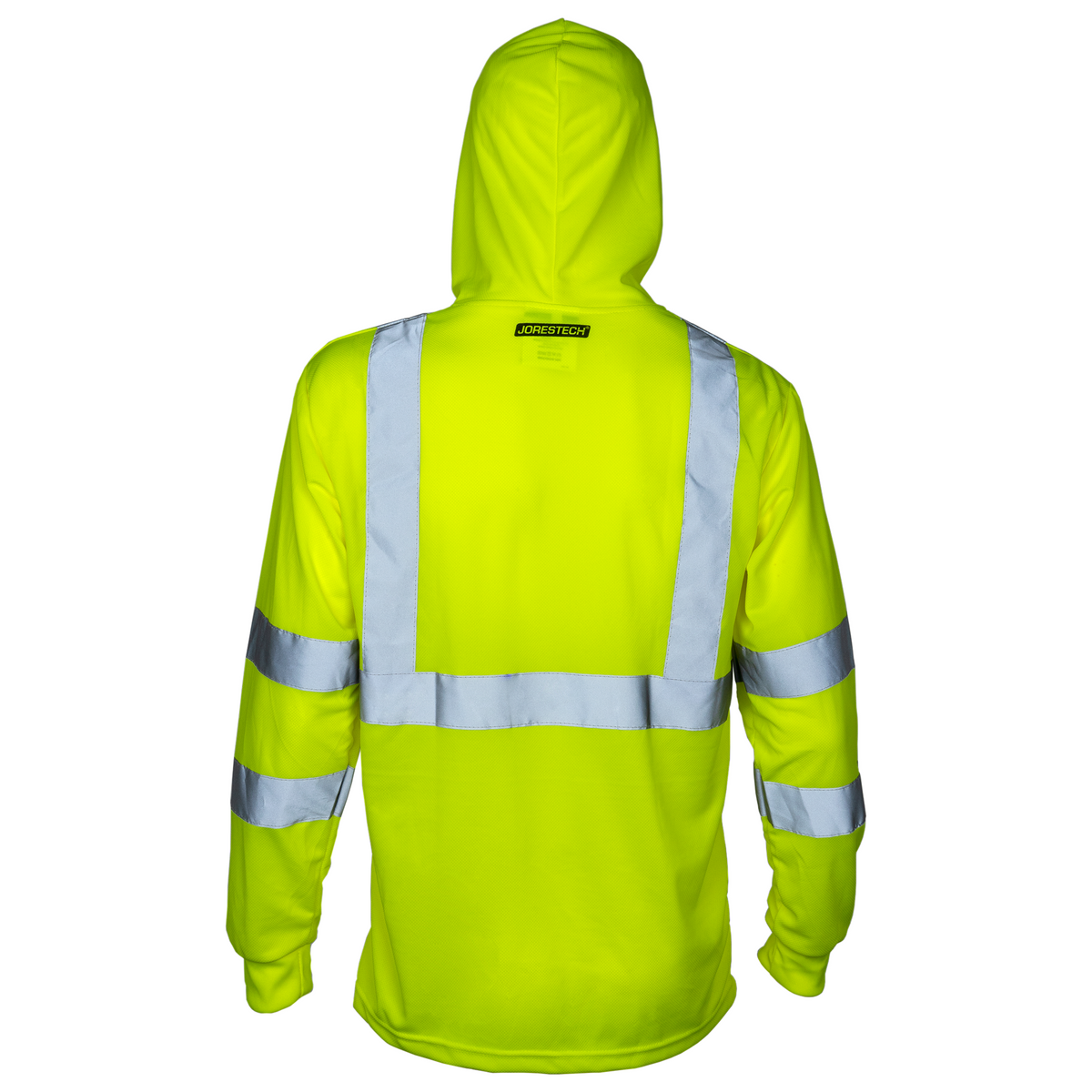 Jorestech High-Vis Long Sleeve Safety Shirt With Reflective Strips and Hoodie