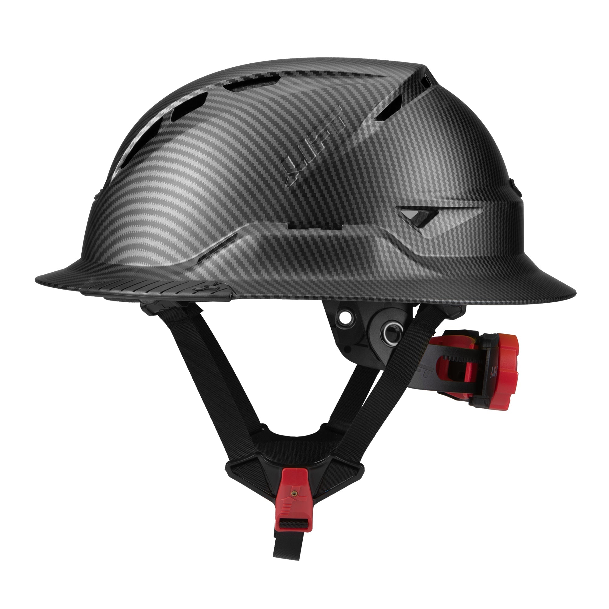 Lift Safety Radix Full Brim Vented Safety Helmet with Twiceme