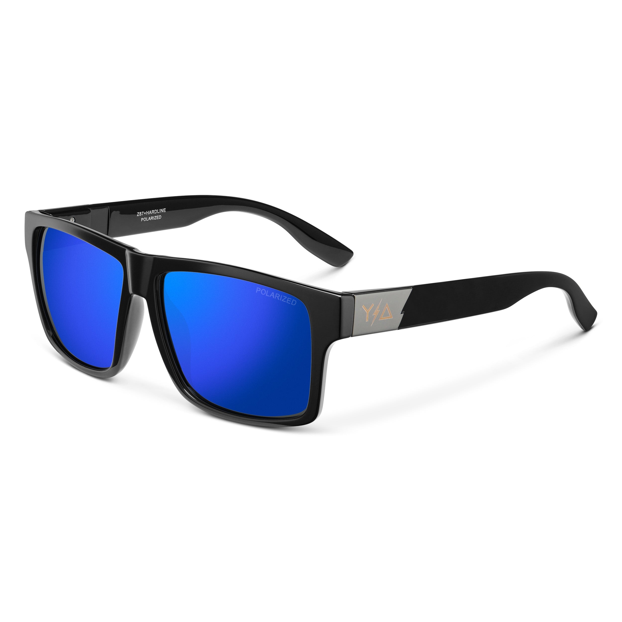 Wye Delta Z87 Hardline Deep Blue Polarized Safety Glasses