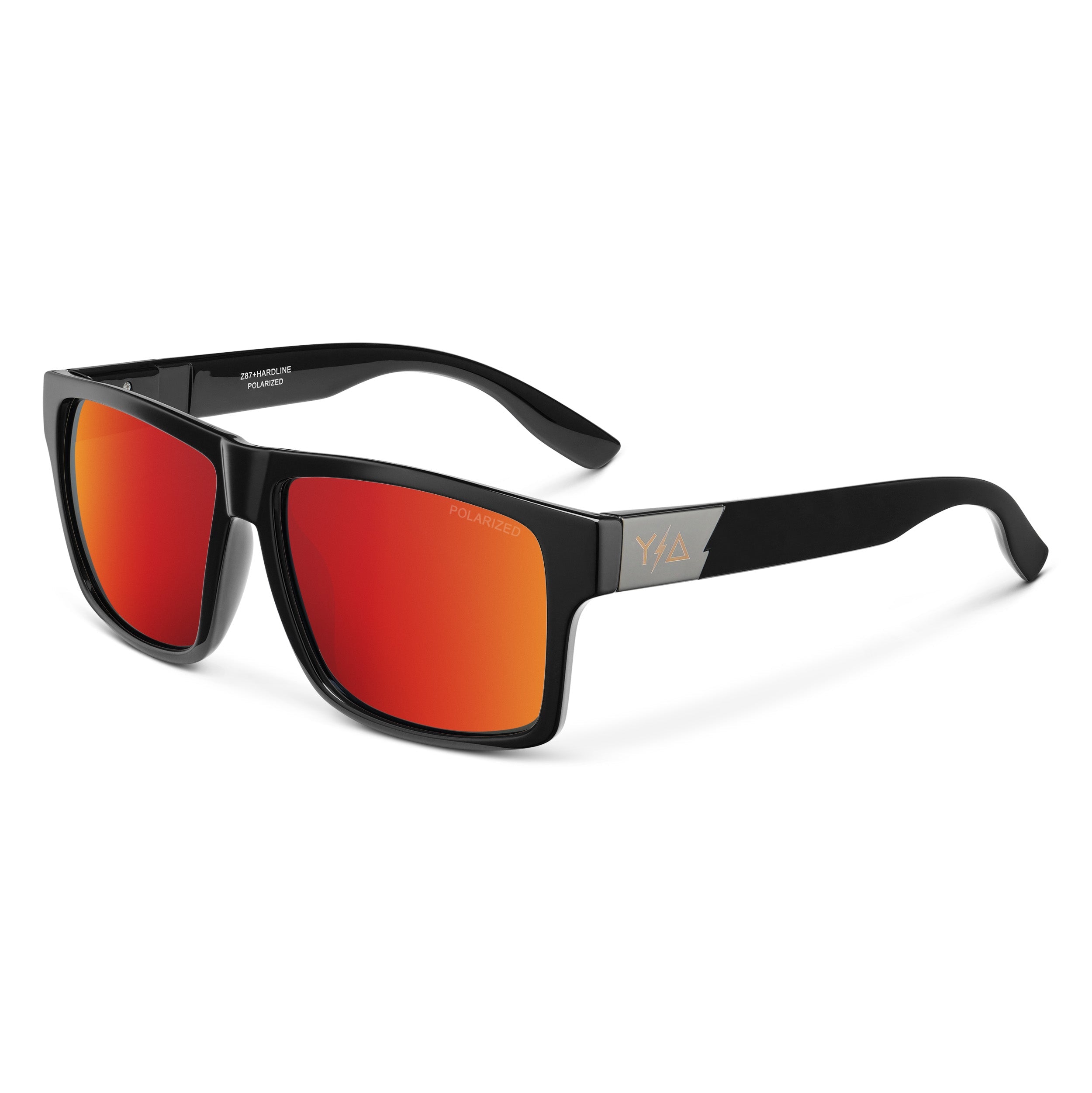 Wye Delta Z87 Hardline Red Revo Polarized Safety Glasses