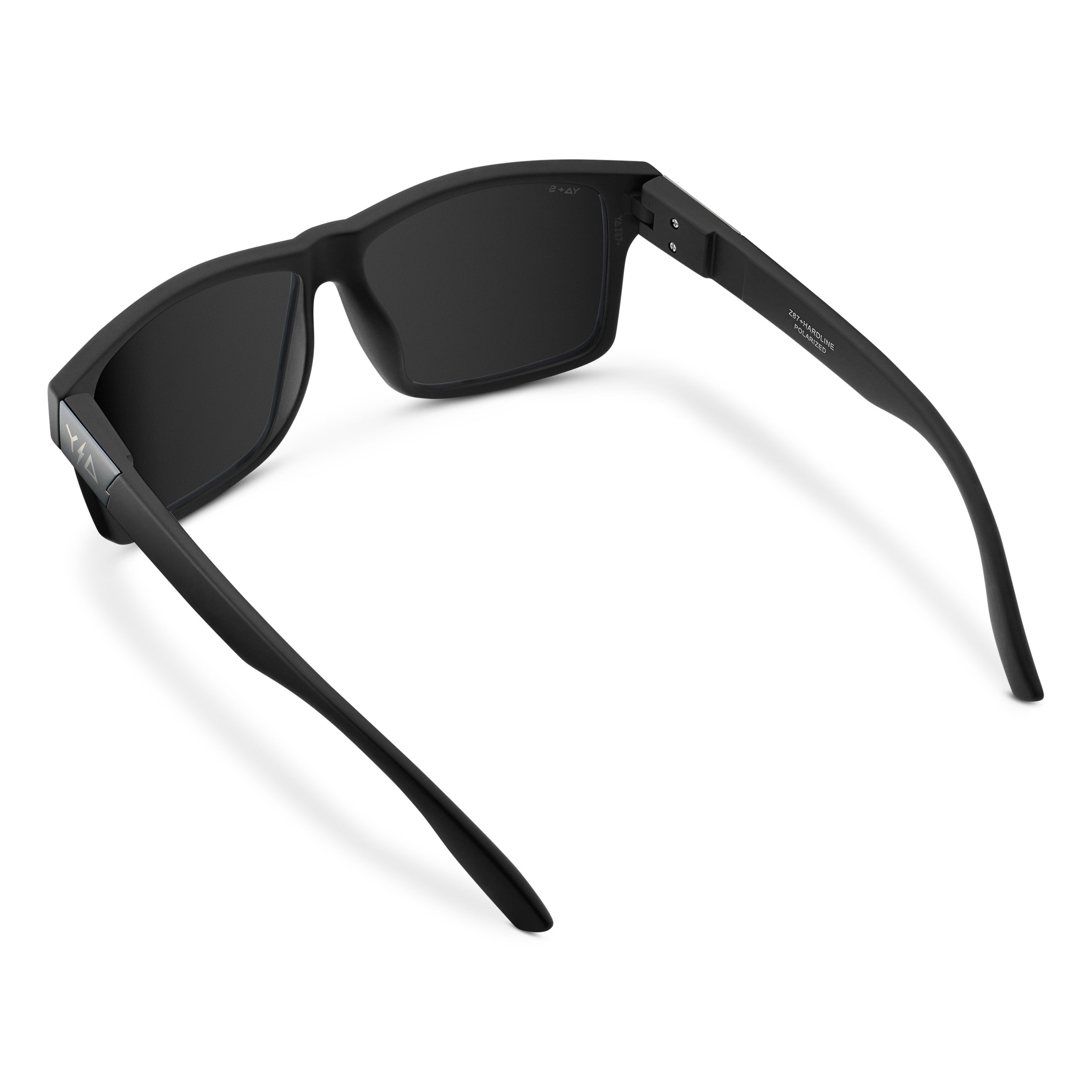 Wye Delta Z87 Hardline Matte Black Polarized Safety Glasses