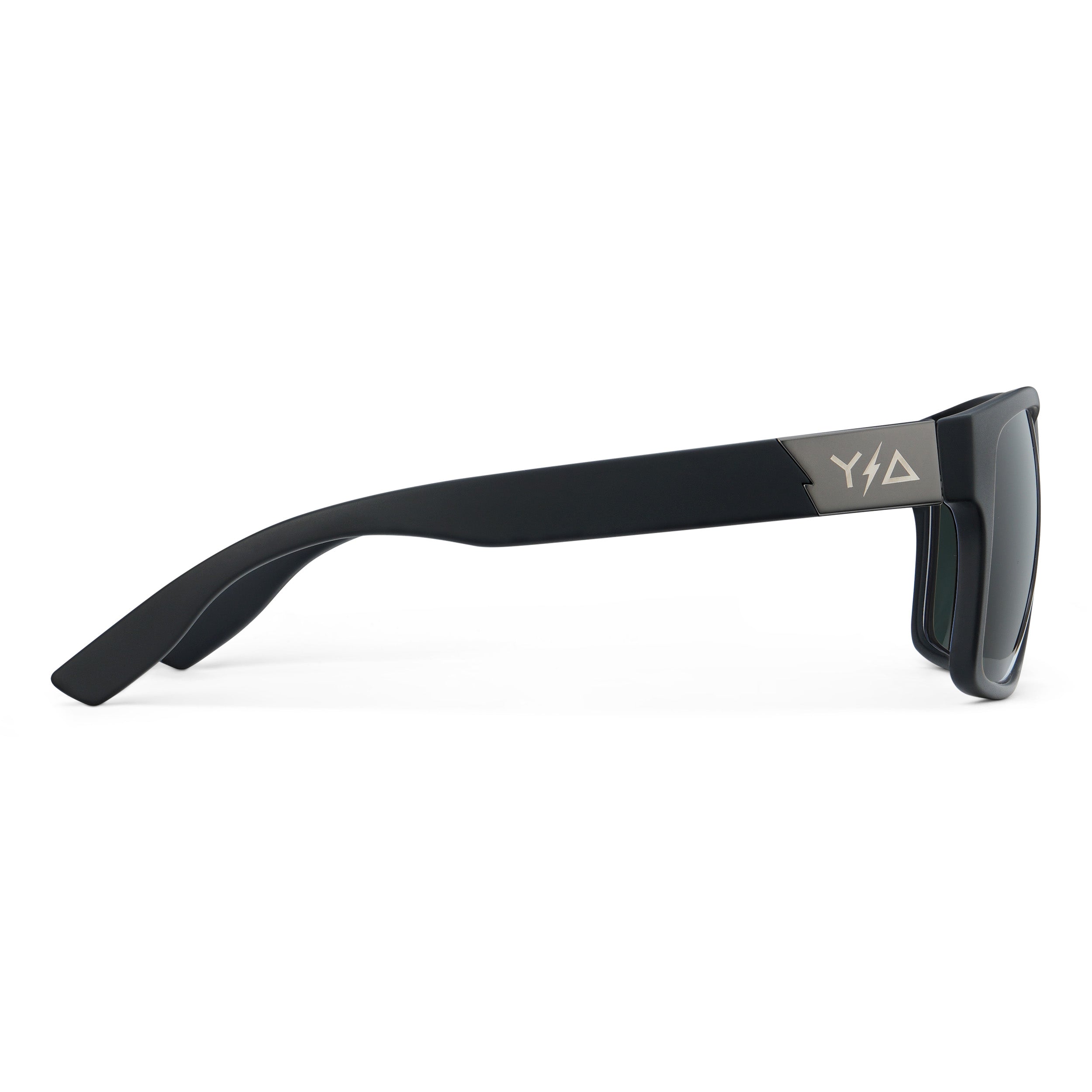 Wye Delta Z87 Hardline Matte Black Polarized Safety Glasses