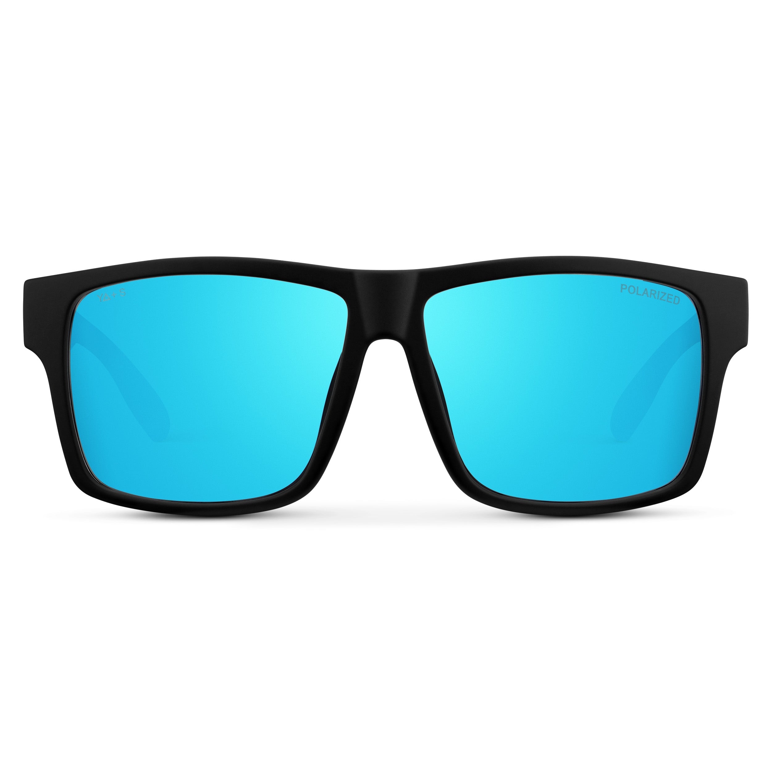 Wye Delta Z87 Hardline Matte Aqua Blue Polarized Safety Glasses