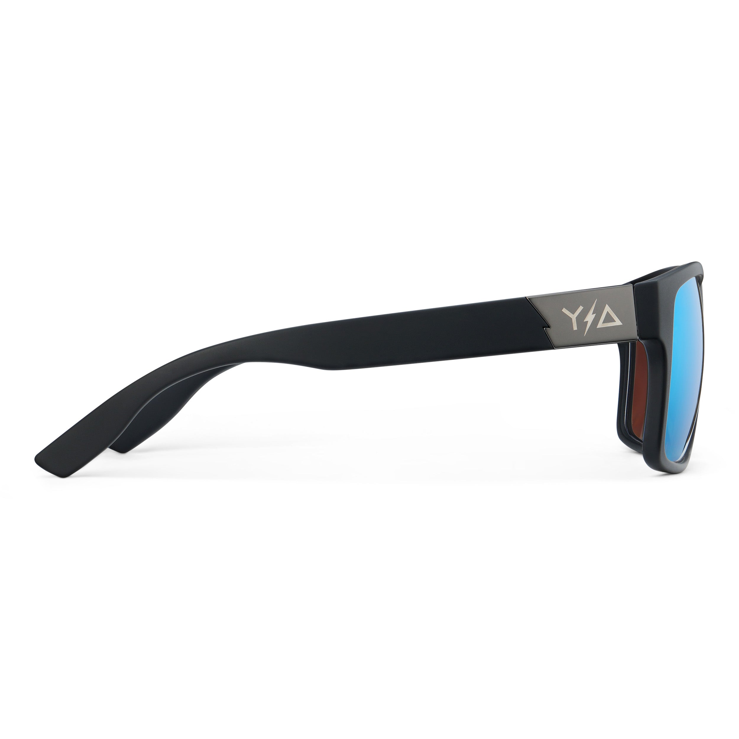 Wye Delta Z87 Hardline Matte Aqua Blue Polarized Safety Glasses