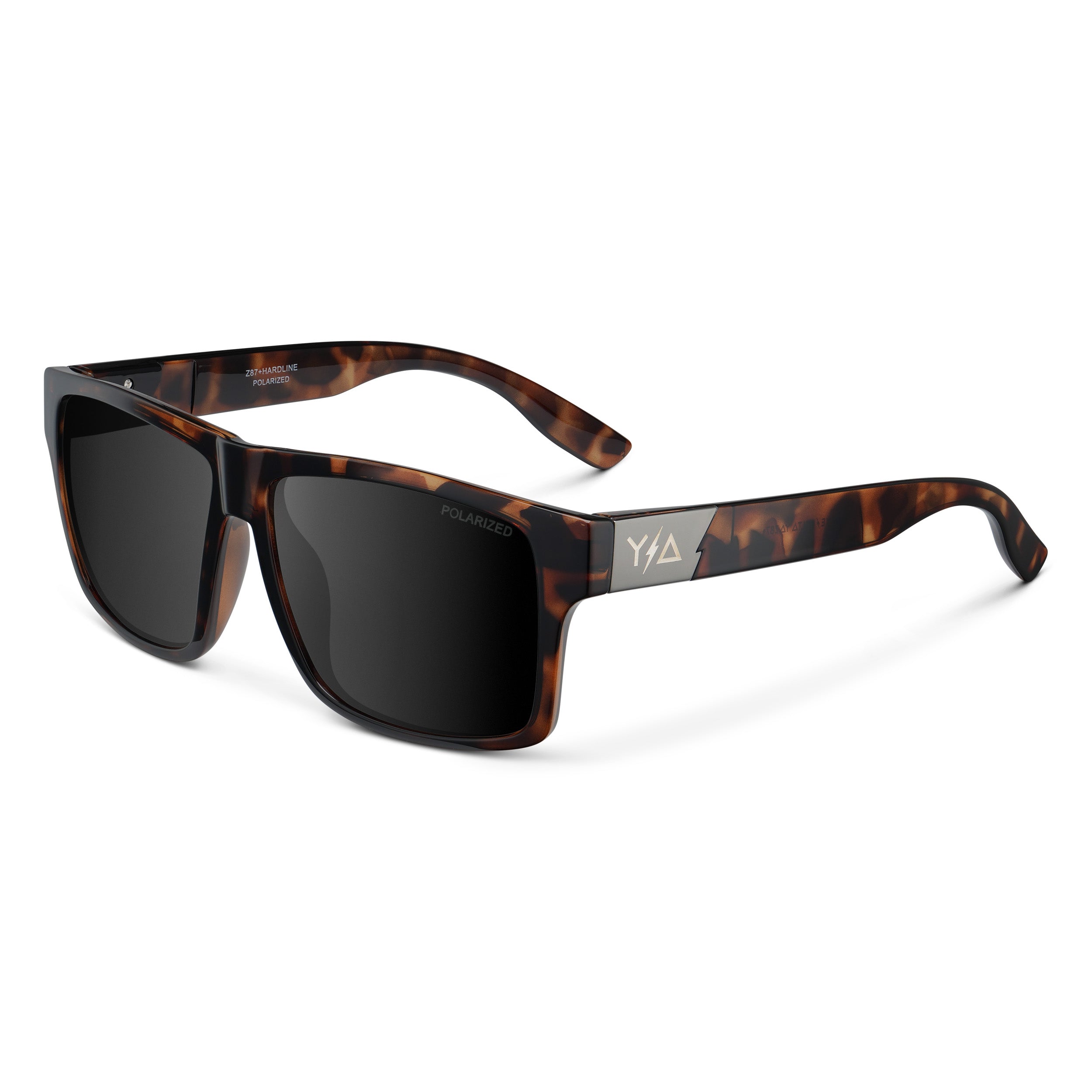 Wye Delta Z87 Hardline Tortoise Polarized Safety Glasses