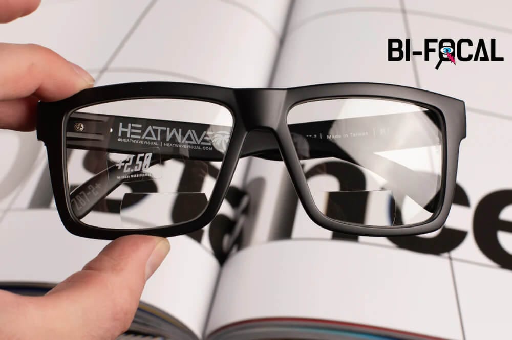 Heat Wave Vise Z87 Bifocal Safety Glasses