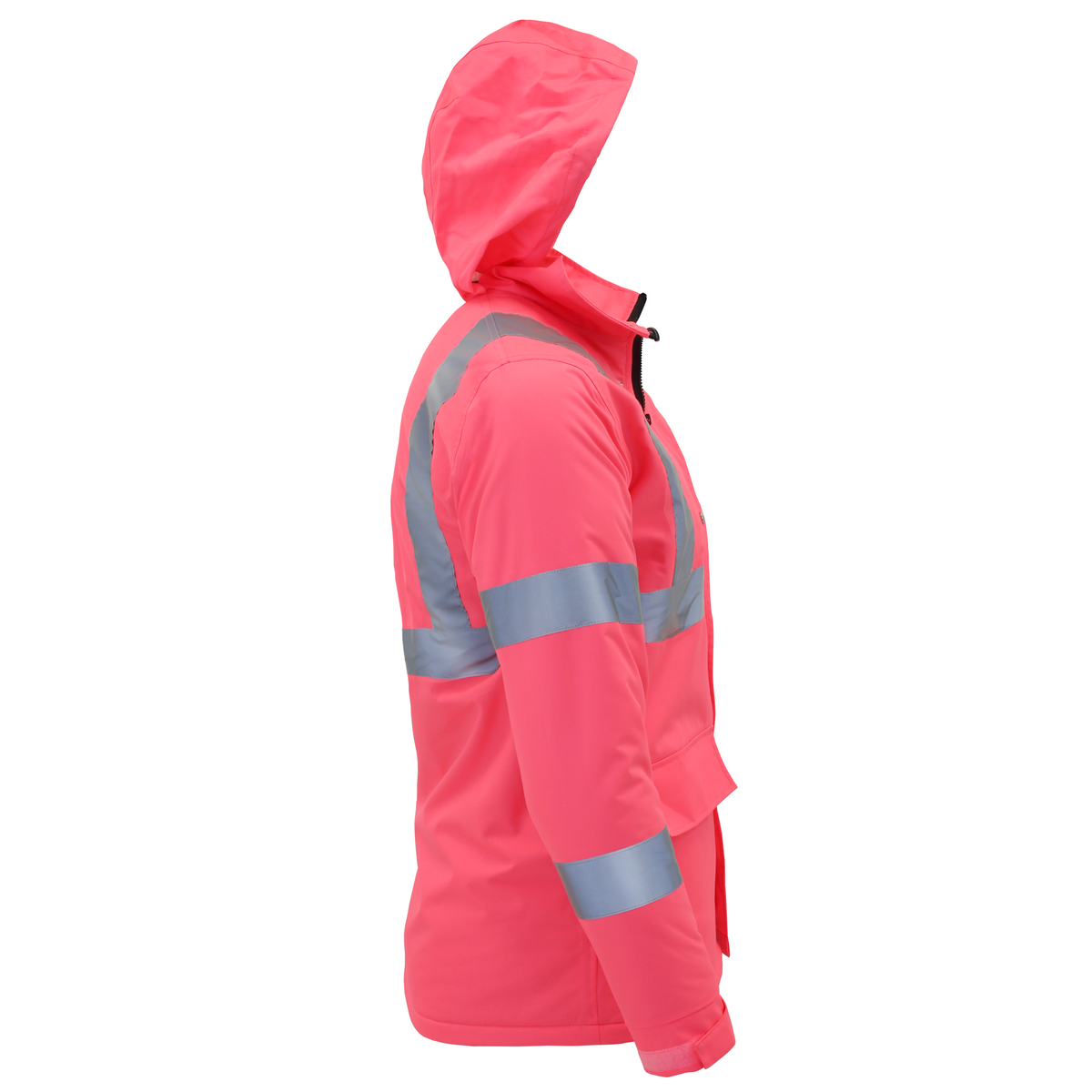 Jorestech Women's Hi-Vis Pink Safety Jacket with Reflective Stripes