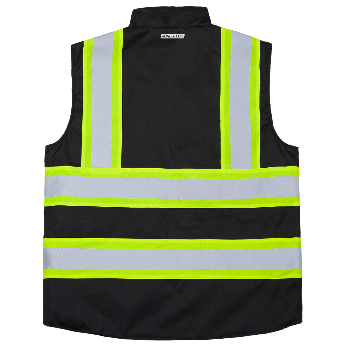 Jorestech Hi-Vis Two-Tone Reversible Insulated Safety Vest with Reflective Strips