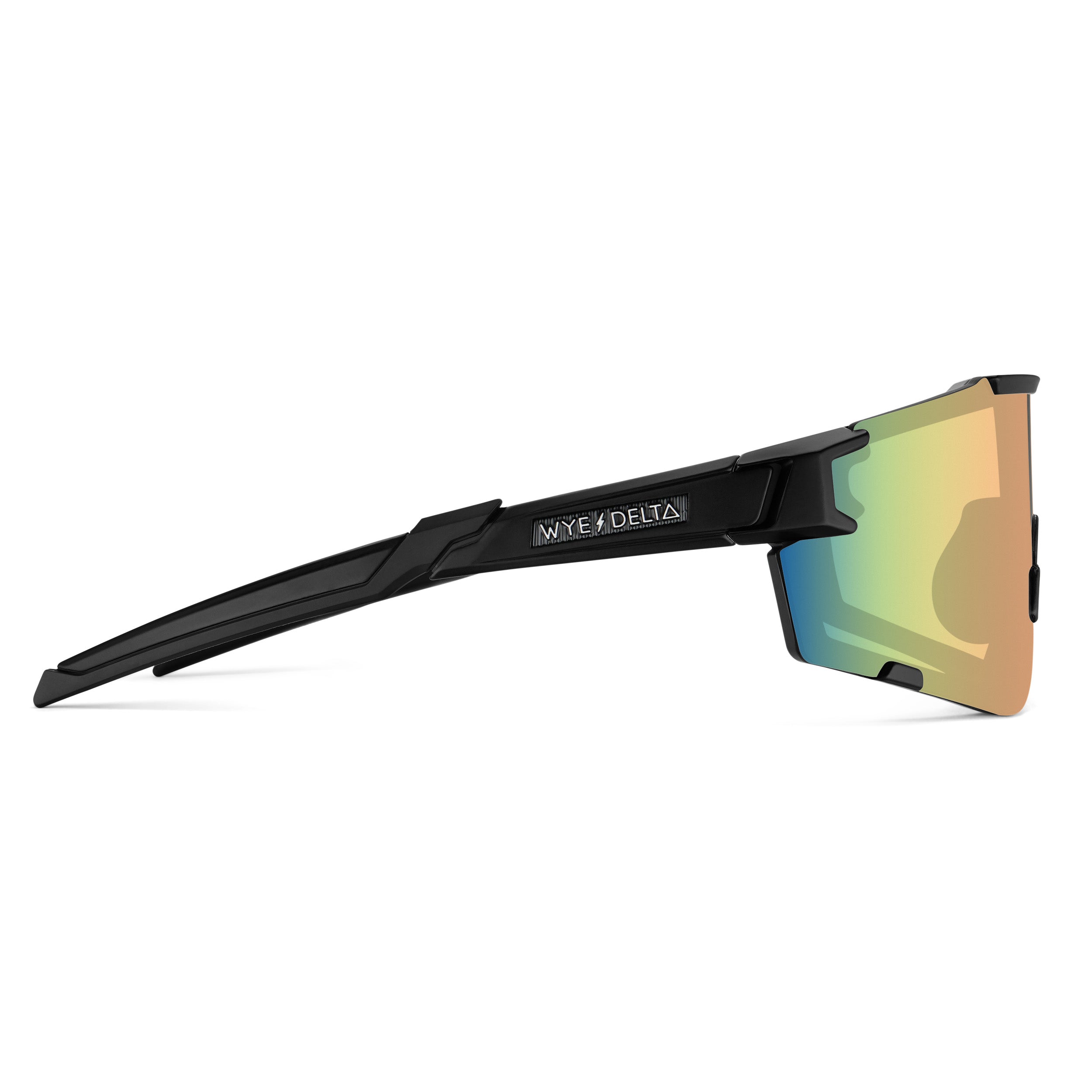 Wye Delta Z87+ HiViz 2.0 Rose Gold Polarized Safety Glasses