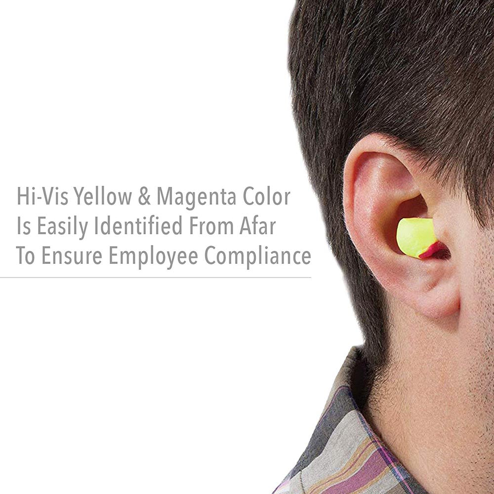 Howard Leight LL-1 Laser Lite Uncorded Earplugs Hi-Vis Colors