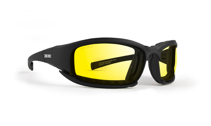 Epoch Eyewear Hybrid Safety Glasses/Goggles with Yellow Lens