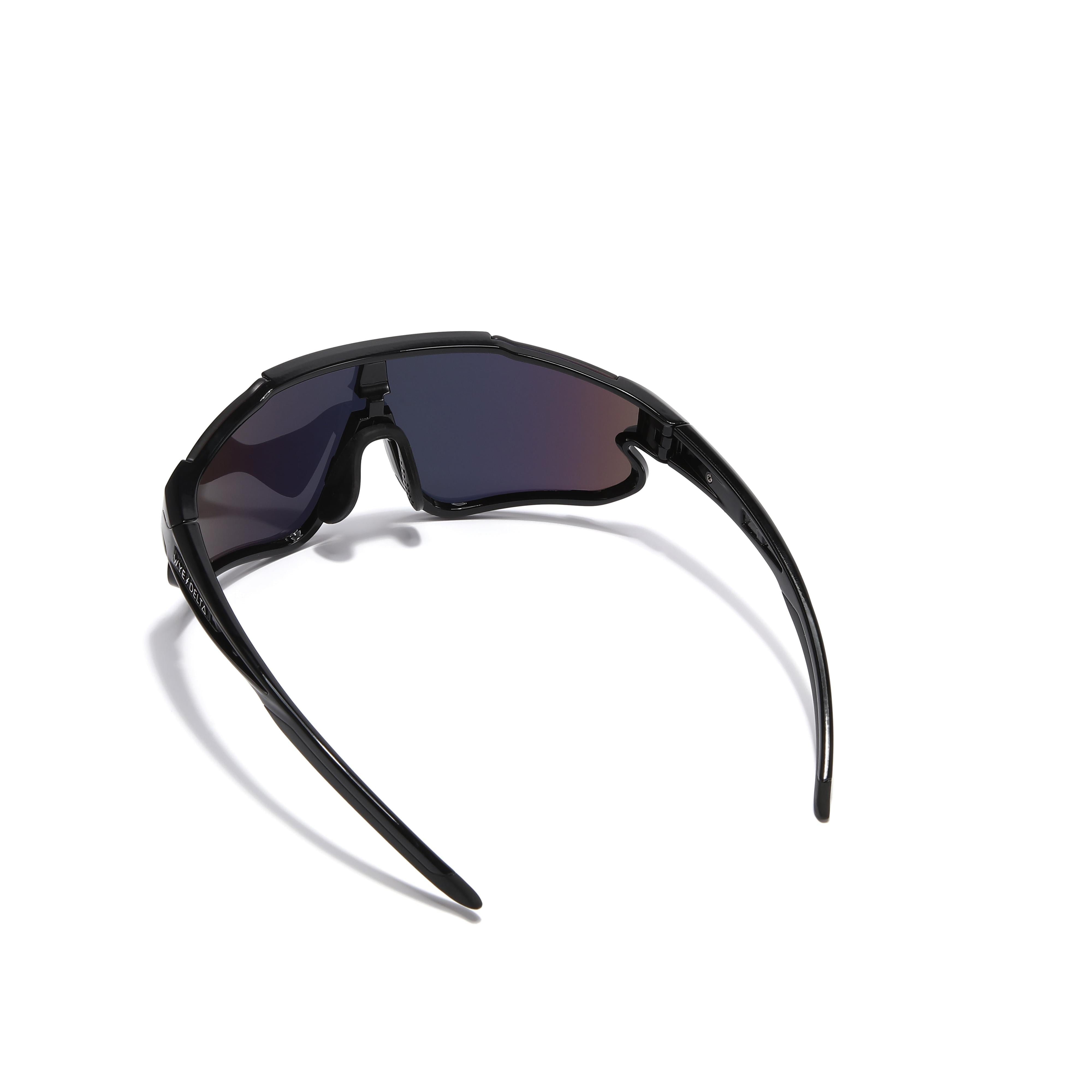 Wye Delta Z87+ HiViz Black Yellow Revo Safety Glasses